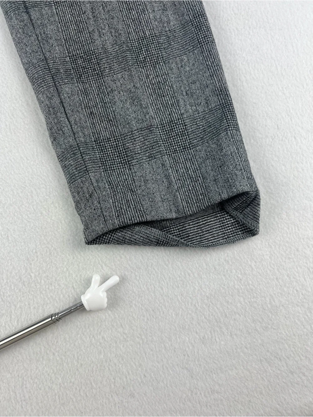 Banana Republic Gray Plaid Dress Pants
